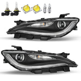VehicleAid Headlights For 2015-2017 Chrysler 200